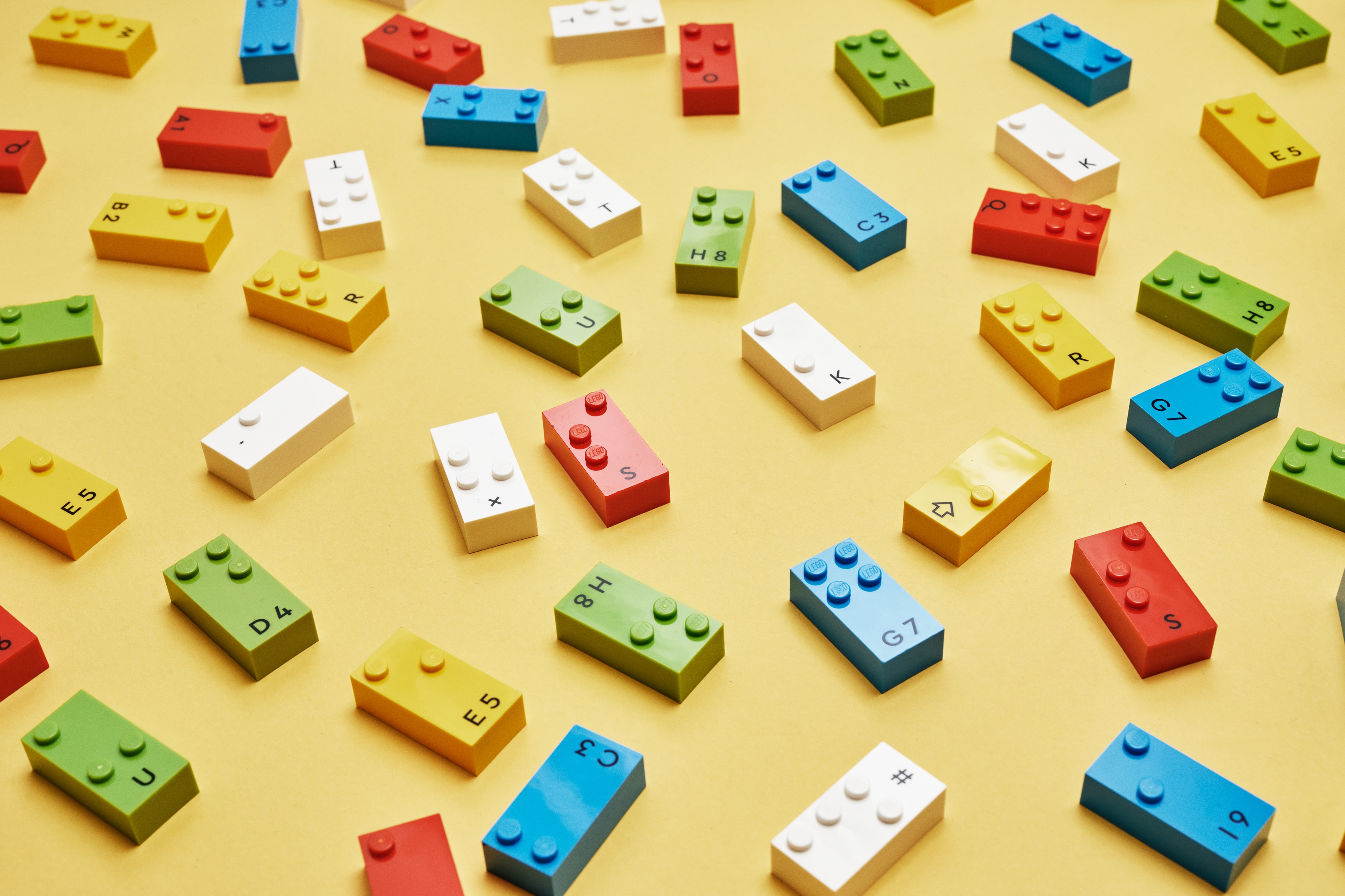 Photo of many LEGO bricks